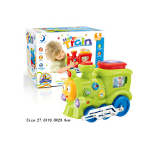 Plastic Educational Toys Battery Operated Train with Light H0940382)